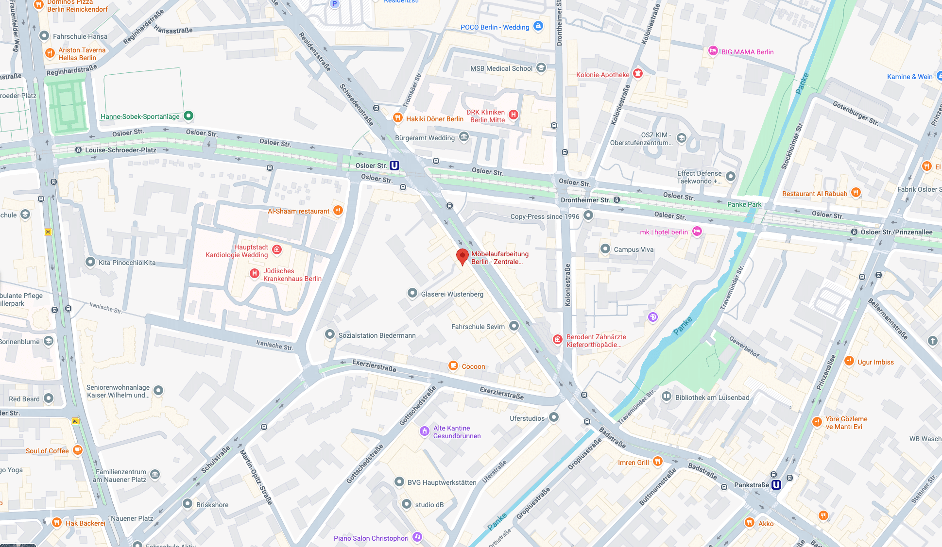 Karte: Standort ZRW Berlin